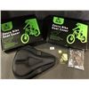 Image 2 : Lot of 2 Zacro Gel Bike Seat Covers - For Men/Women & Indoor/Outdoor Bikes - Brand New