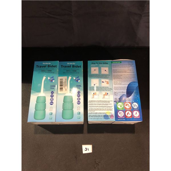 Lot of 4 On-The-Go Travel Bidets - Brand New