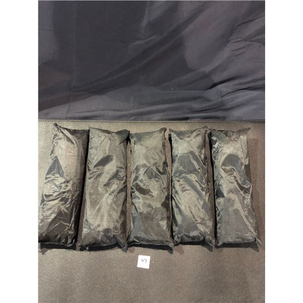 Lot of 5 Small Sandbag Weights - 2LB each - Brand New