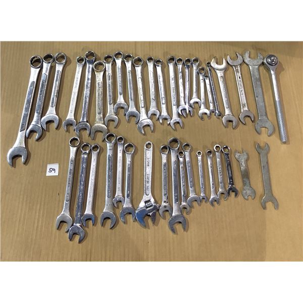 Lot of Assorted Wrenches - Used