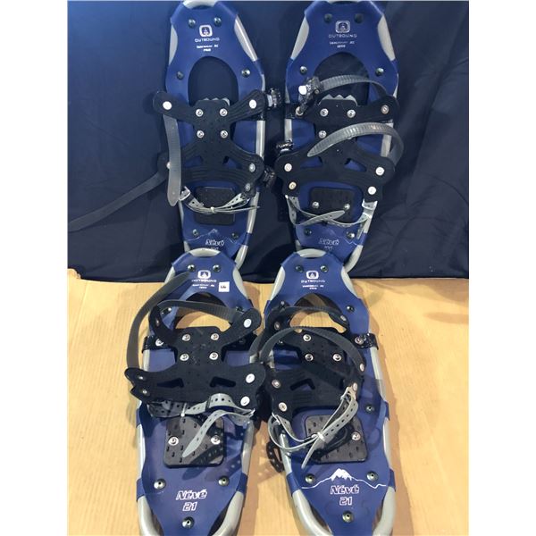 Lot of 4 Neve 21" Snow Shoes - Used