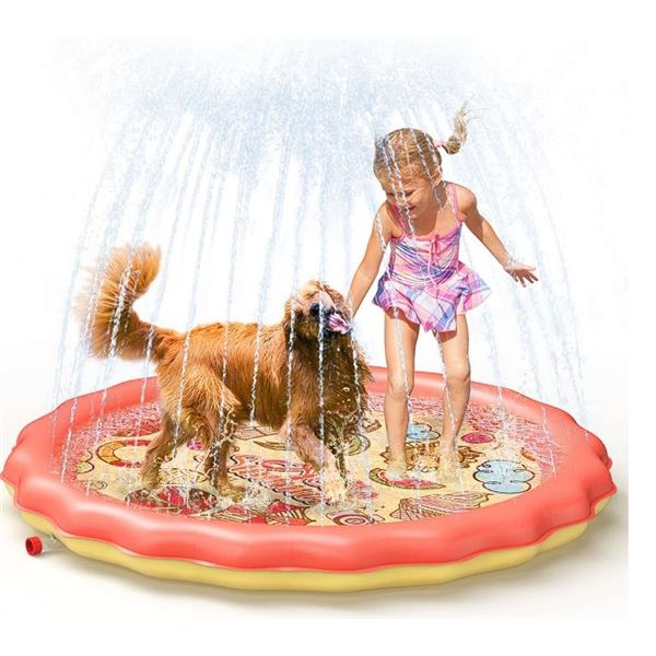 Lot of 1 Splash Pad for Kids & Dogs - 67inch Large Size - Brand New!