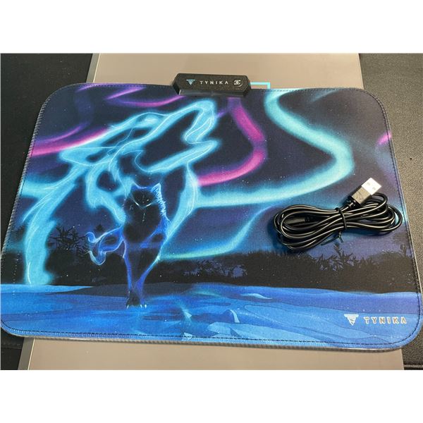 Lot of 3 Tynika Anti-Slip Luminous Desk Mat Mouse Pads - New - 14 Inch