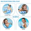 Image 4 : Lot of 3 Packs of Pool Floating Hammocks (w/ Extra Donut Floaties) - 2 Per Pack/6 Total - Brand New