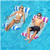 Image 1 : Lot of 3 Packs of Pool Floating Hammocks (w/ Extra Donut Floaties) - 2 Per Pack/6 Total - Brand New