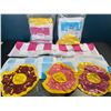 Image 2 : Lot of 3 Packs of Pool Floating Hammocks (w/ Extra Donut Floaties) - 2 Per Pack/6 Total - Brand New