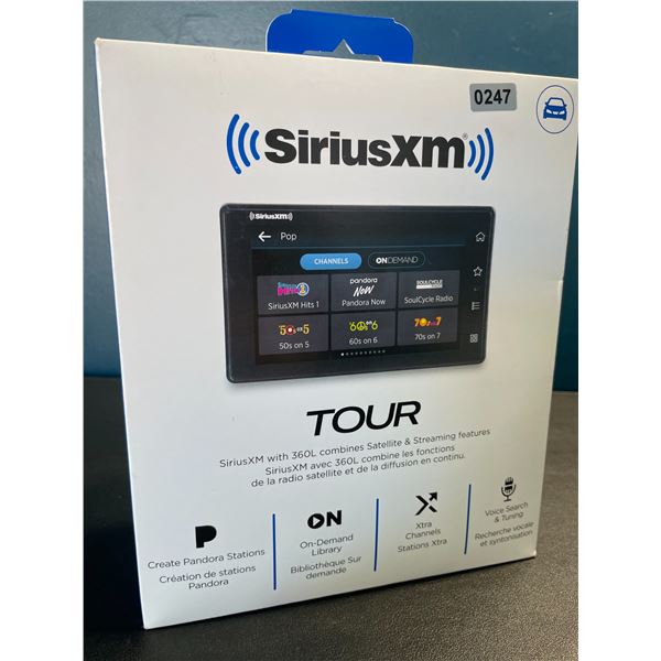 Lot of 1 Sirius XM Tour Dock and Play Radio with 360L - Satellite & Streaming - BRAND NEW!