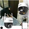 Image 5 : Lot of 1 Defender Guard Pro PTZ 2K QHD 360 Degree Wi-Fi Outdoor Plug-In Power Security Camera