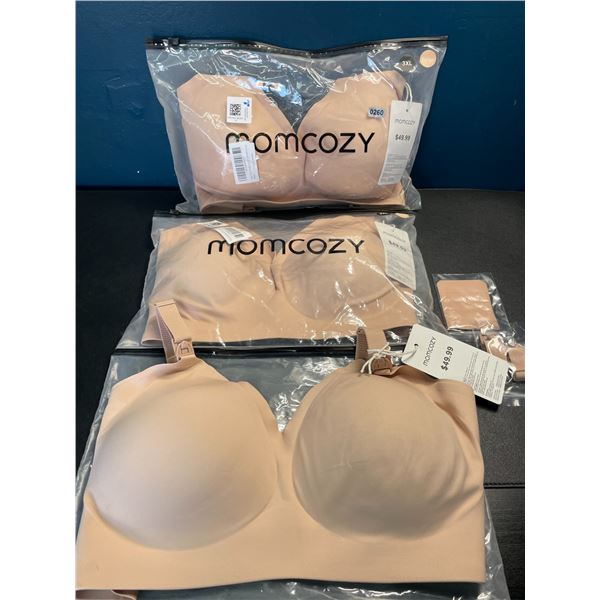 Lot of 3 Momcozy Nursing/Maternity Bras - Brand New - Size 3XL - $50 Retail Each!