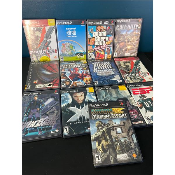 Lot of 13 Assorted Playstation 2 Video Games - Used