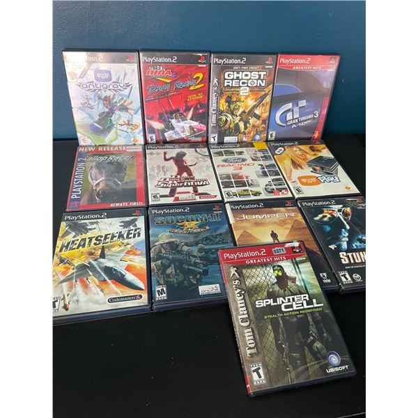 Lot of 13 Assorted Playstation 2 Video Games - Used