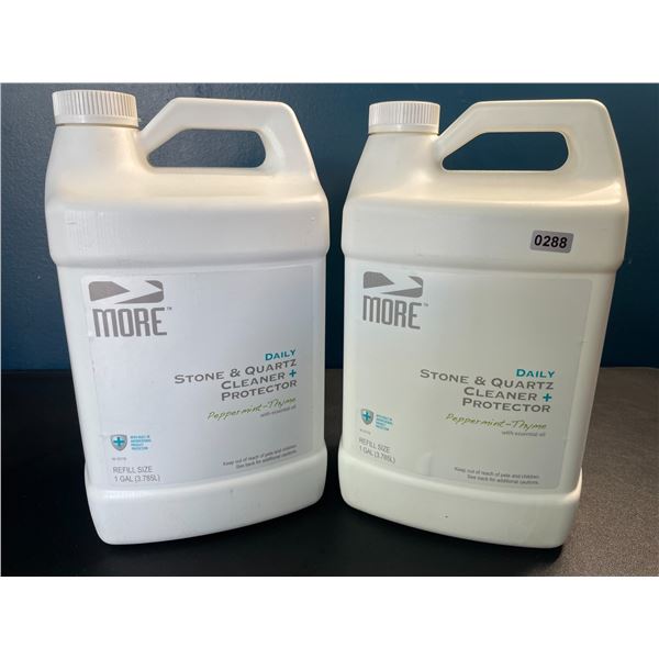 Lot of 2 Jugs of MORE Stone & Quartz Cleaner + Protector - 1 Gal (3.785L) Each - Brand New