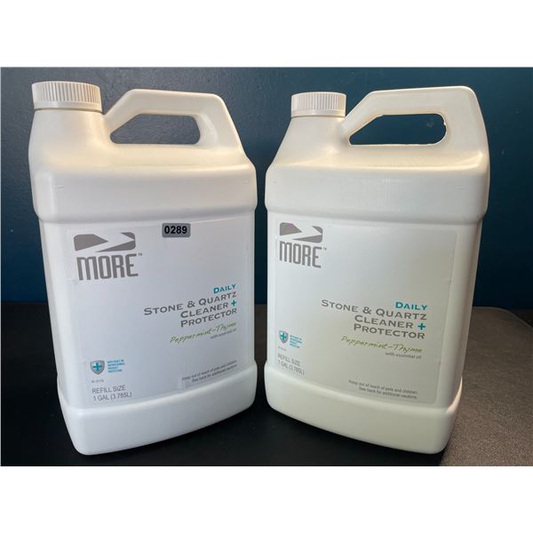 Lot of 2 Jugs of MORE Stone & Quartz Cleaner + Protector - 1 Gal (3.785L) Each - Brand New