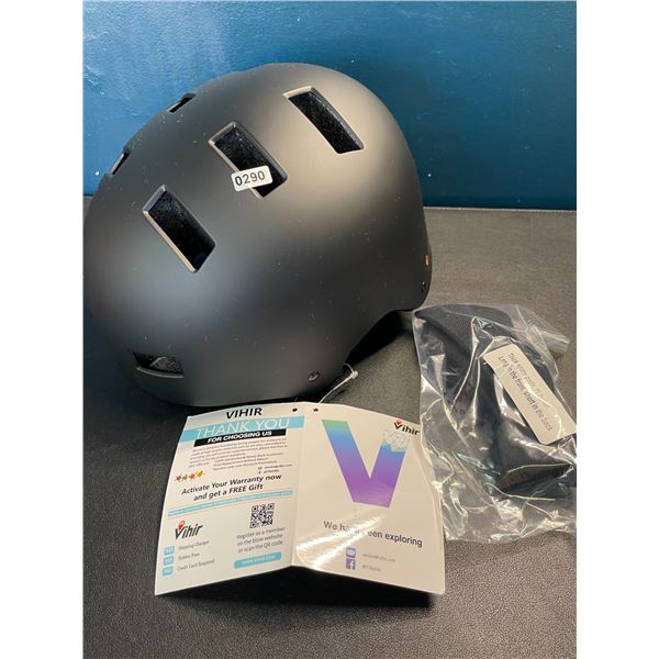 Lot of 1 Vihir Skate Helmet (Black) - Brand New!