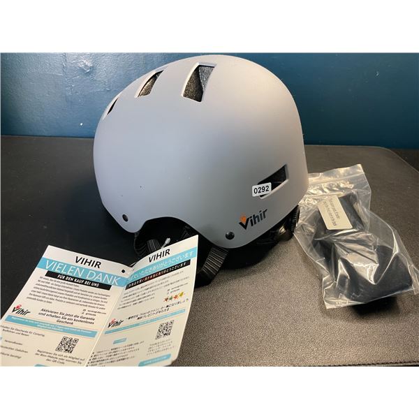 Lot of 1 Vihir Skate Helmet (Grey) - Brand New!
