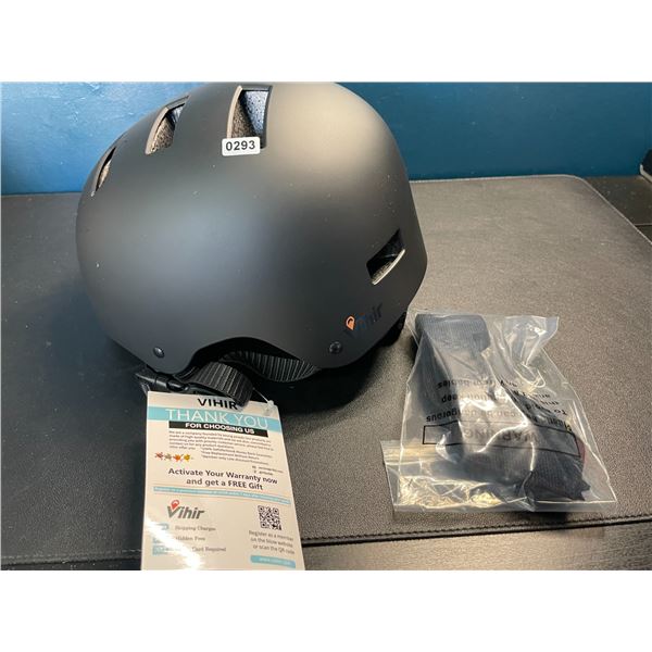 Lot of 1 Vihir Skate Helmet (Black) - Brand New!
