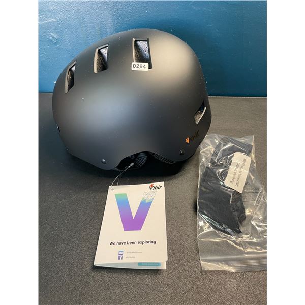 Lot of 1 Vihir Skate Helmet (Black) - Brand New!
