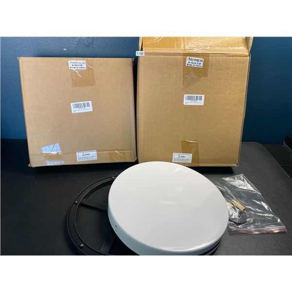 Lot of 2 Lazy Susan Rotating Turntables for Tables - Brand New