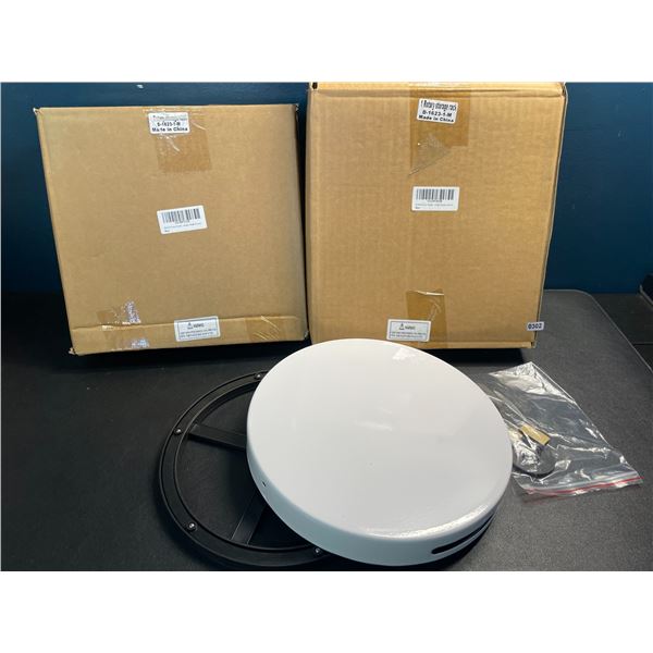 Lot of 2 Lazy Susan Rotating Turntables for Tables - Brand New