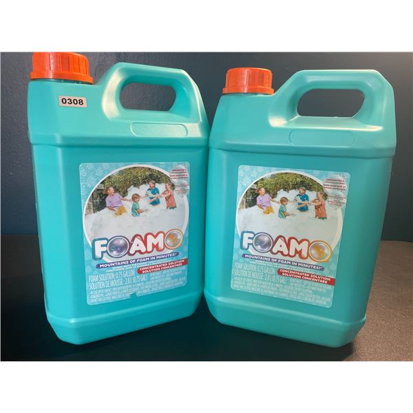 Lot of 2 Jugs of Foamo Mountain Concentrated Foam Liquid Refills - 0.75 Gallons Each - New