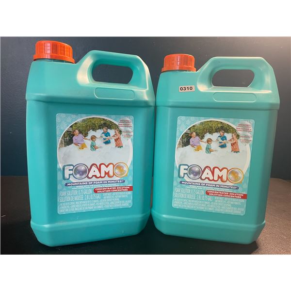Lot of 2 Jugs of Foamo Mountain Concentrated Foam Liquid Refills - 0.75 Gallons Each - New