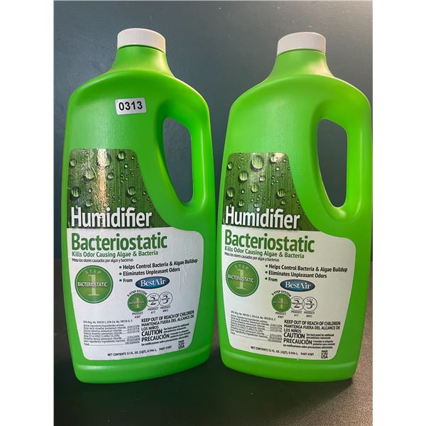 Lot of 2 Jugs of Humidifier Bacteriostatic Cleaner Solutions for Humidifiers - Brand New!