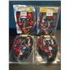 Image 2 : Lot of 4 LED Light-Up Halloween/Cosplay Face Masks - Brand New