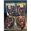 Image 2 : Lot of 4 LED Light-Up Halloween/Cosplay Face Masks - Brand New