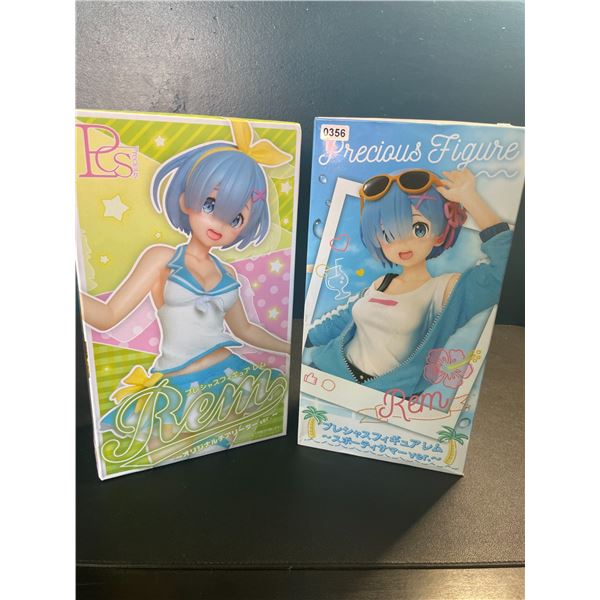 Lot of 2 Anime Style Collectible Figures - Brand New