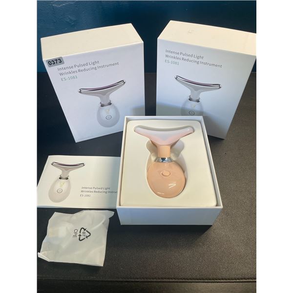 Lot of 2 Intense-Pulsed Light Wrinkle Reducing Skin Care Devices - Brand New! Tightens & Tones Skin