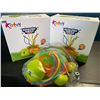 Image 1 : Lot of 2 Water Spray Turtle Outdoor Sprinkler Water Toys - Brand New!