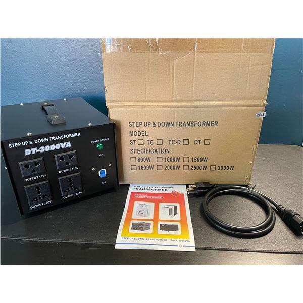 Lot of 1 Step-Up & Down Transformer - 3000W - BRAND NEW!!