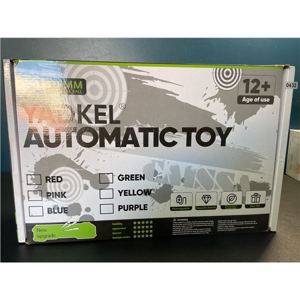 Lot of 1 Yadkel Electric Automatic Gel Ball Blaster Gun - Brand New!