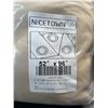 Image 3 : Lot of 1 Pack of Nicetown Waterproof Outdoor Curtains (52 x 96 inch) - Biscotti Beige - New