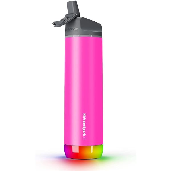 Lot of 1 HidrateSpark Steel Smart Water Bottle - New Sealed - Pink