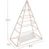 Image 4 : Lot of 2 Morigem Pyramid Jewelry Organizers with Tray - Brand New - 12 inch