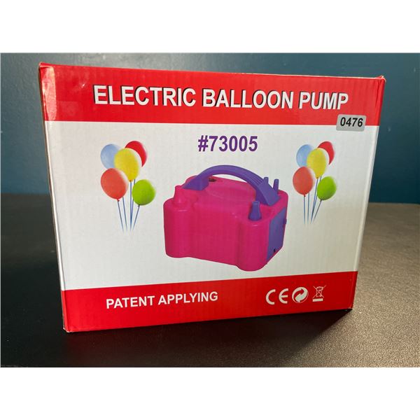 Lot of 1 Electric Balloon Pump - Brand New!