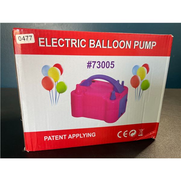 Lot of 1 Electric Balloon Pump - Brand New!