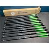 Image 1 : Lot of 1 12-Pack of 20-inch Carbon Crossbow Bolts - Brand New