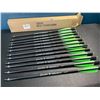 Image 1 : Lot of 1 12-Pack of 20-inch Carbon Crossbow Bolts - Brand New