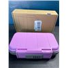 Image 1 : Lot of 1 Locking Storage Box - Brand New - 8 inch - Pink