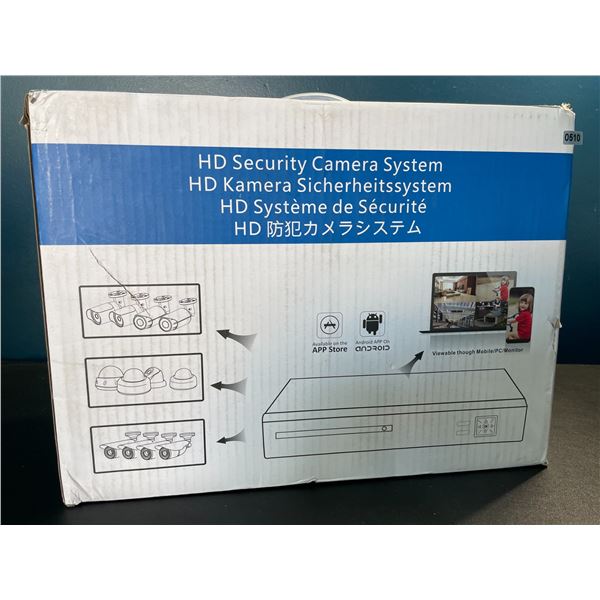 Lot of 1 Wesecuu Poe 4-Camera 8-Channel Security Camera System NVR Kit - BRAND NEW!