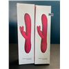 Image 1 : Lot of 2 Rabbit-Style Vibrating Silicone Sex Toys for Women - Brand New!