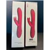 Image 1 : Lot of 2 Rabbit-Style Vibrating Silicone Sex Toys for Women - Brand New!