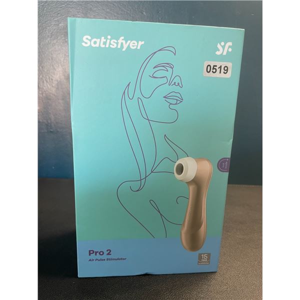 Lot of 1 Satisfyer Pro 2 - Air Pulse Vibrator/Clitoral Sex Toy - Brand New