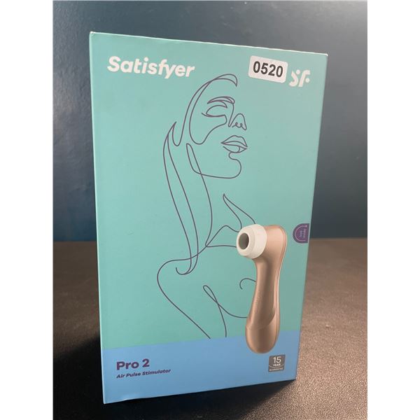 Lot of 1 Satisfyer Pro 2 - Air Pulse Vibrator/Clitoral Sex Toy - Brand New