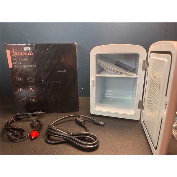 Lot of 1 Astro AI Mini Fridge - Coral/Pink - BRAND NEW!