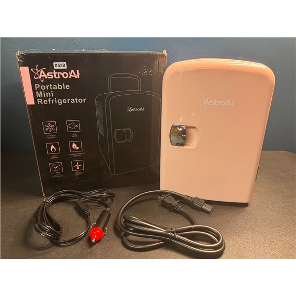 Lot of 1 Astro AI Mini Fridge - Coral/Pink - BRAND NEW!