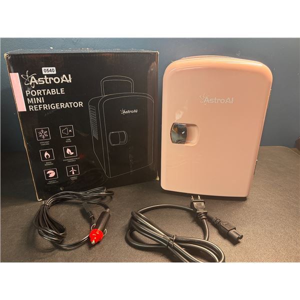Lot of 1 Astro AI Mini Fridge - Coral/Pink - BRAND NEW!