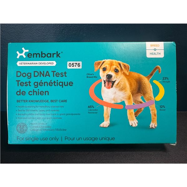 Lot of 1 Embark Dog DNA Test - BRAND NEW!